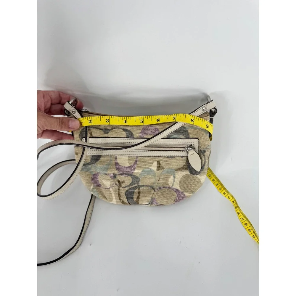 Coach Signature Soho Optic Art Crossbody Bag Women Small Multi-color Vintage y2k